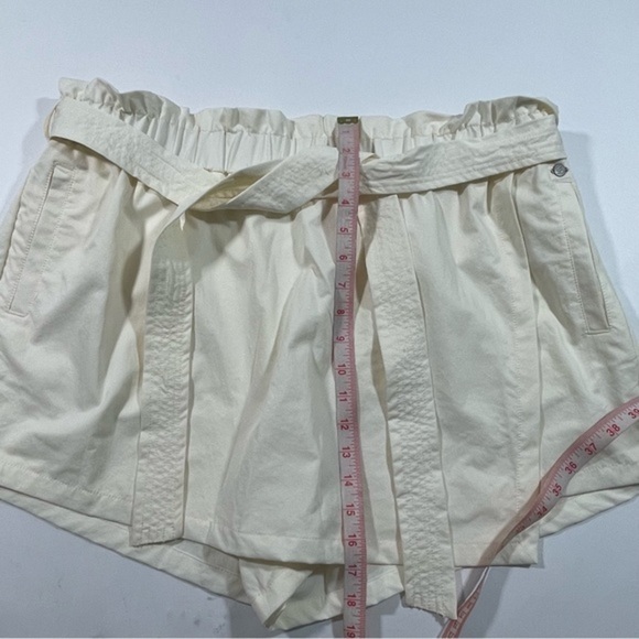 New Calia Woven Paperbag Skort Size XXL Unbleached High Rise - Picture 5 of 7